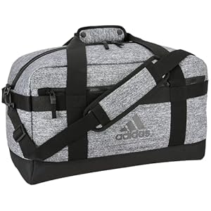 adidas Amplifier II Duffel, Jersey Onix Grey/Black, One Size