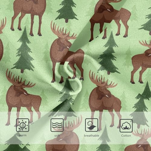 Girls' Underwear Moose Forest Cotton Stretch Comfort Toddler Panties3