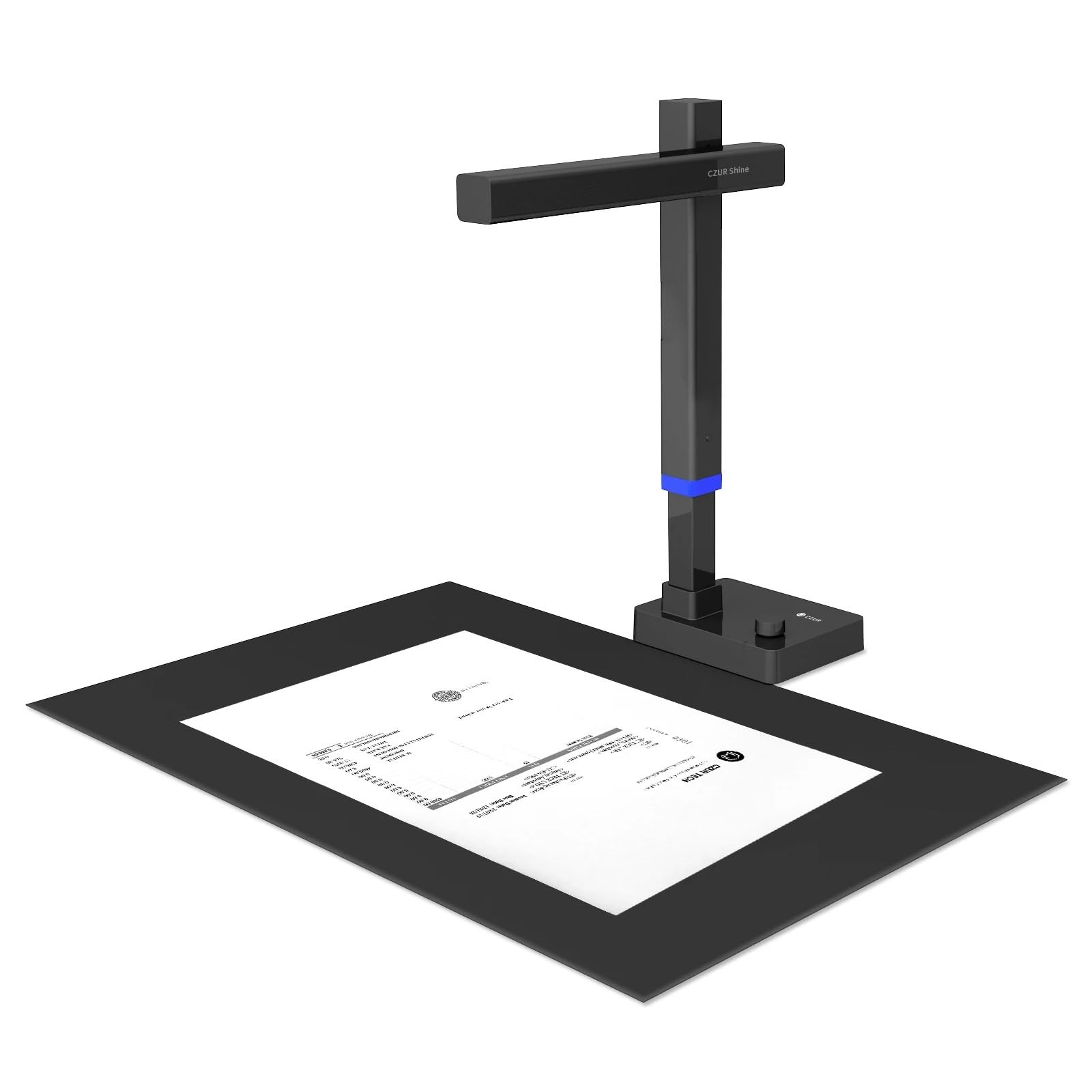 Scanner for libri, scanner for documenti da 24 MP, fotocamera for USB portatile, scansione formato A3 massimo con altezza regolabile