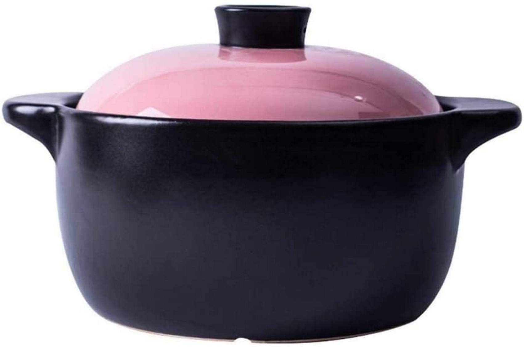 METTEOR Clay Casserole Pot Terracotta Stew Ceramic - Suitable For A Variety Of Environments Long Holding Time Easy To Clean-capacity 6l