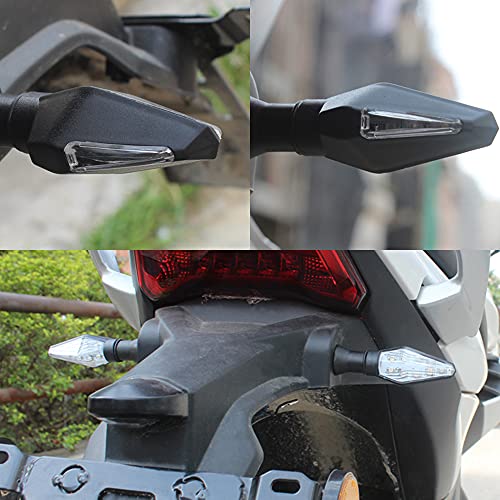 Clignotant moto LED résistant aux vibrations - Solution universelle 12V pour remplacer 4 feux - 6