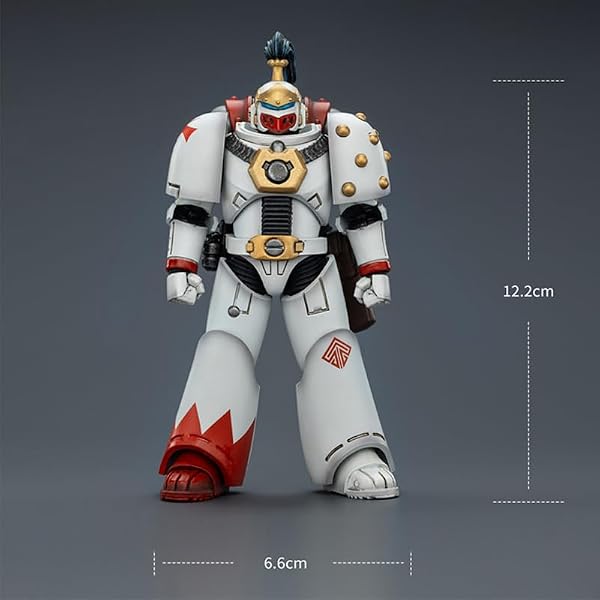 JOYTOY Warhammer 40,000 The Horus Heresy 1/18 Action Figure White Scars MKVI Tactical Legionary Collection Model Birthday Gifts Game Edition by JOYTOY - Used condition - Image 8