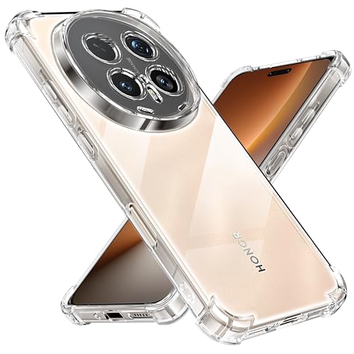 Tentoki für Honor Magic 8 Pro hülle [Anti-Vergilbung] [Deutsche Material] [Ultra Dünn] handyhülle für Honor Magic 8 pro - Durchsichtig