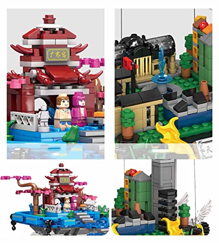 Mini Bausteine Set,1116 Teile Chinesische Antike Architektur Mini Konstruktionsspielzeug Modell, Geschenke Für Kinder… – Bild 7