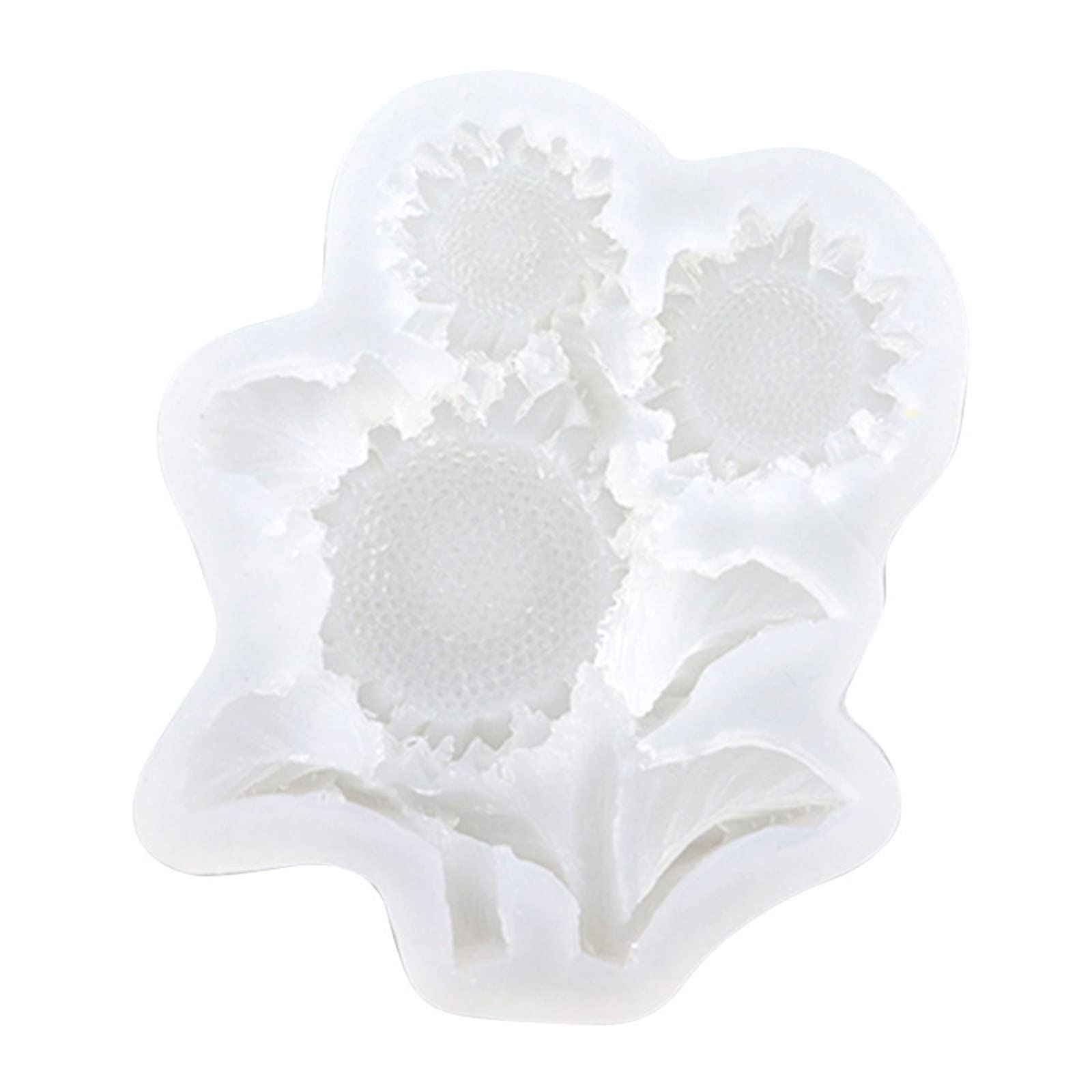 Tsophreniq Silicone Chocolate Flower Shaped Candy Molds Baking Gadget Non-stick for Kitchen Baking Chocolate Molds Shapes