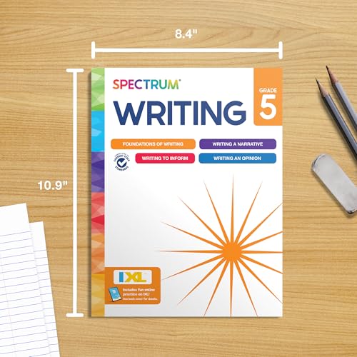 Spectrum 5th Grade Writing Workbook, 192-Page Book Covering Informative, Persuasive, News Report, Article, and Story Writing Prompts - Image 8