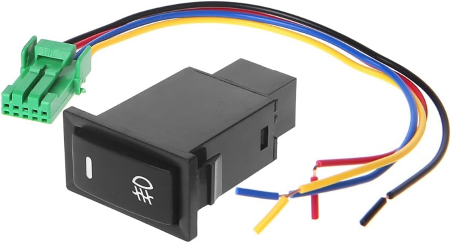 Car Fog Light Switch Button Rear Fog Light Push Type 4 Wires Suitable for Fog Lights DC 12V auto Accessories