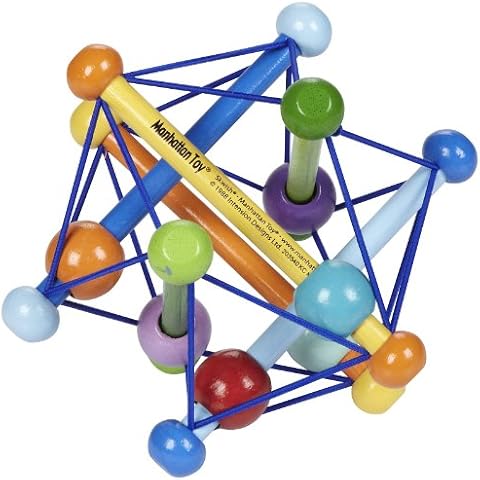 Manhattan Toy Skwish Color Burst Rattle and Teether Grasping Activity Toy Cover