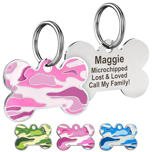 GoTags Camo Bone Stainless Steel Tag