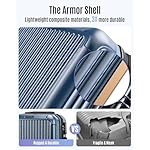 LIGHT FLIGHT Carry On Luggage 22x14x9 Airline Approved, Durable Hard Shell Carry On Suitcases with Wheels, Expandable Hardside Lightweight Travel Luggage with TSA Lock 20 Inch Carry on, Royal Blue - Image 5