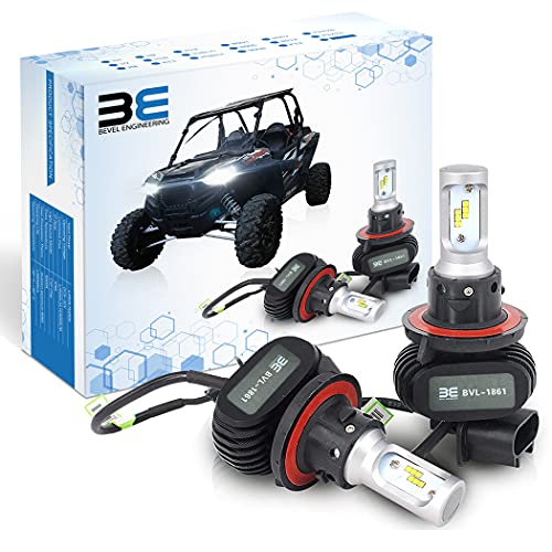 Bevel Engineering Premium LED Upgrade Kit - H13/9008 LED Headlight Kit - Compatible with Polaris -...