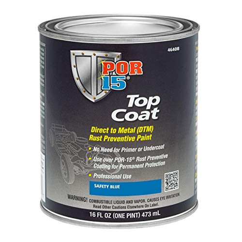 POR-15 Top Coat Paint Direct to Metal Paint Long-term Sheen and Color Retention 128 Fluid Ounces Chassis Black product thumbnail 9