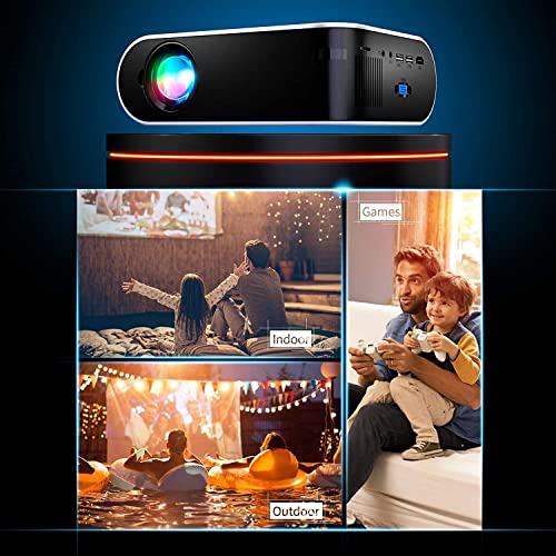 Image of AUN W18 Mini LED Portable 1080P Projector 2800 Lumens (AUN W18 Screen Mirroring)