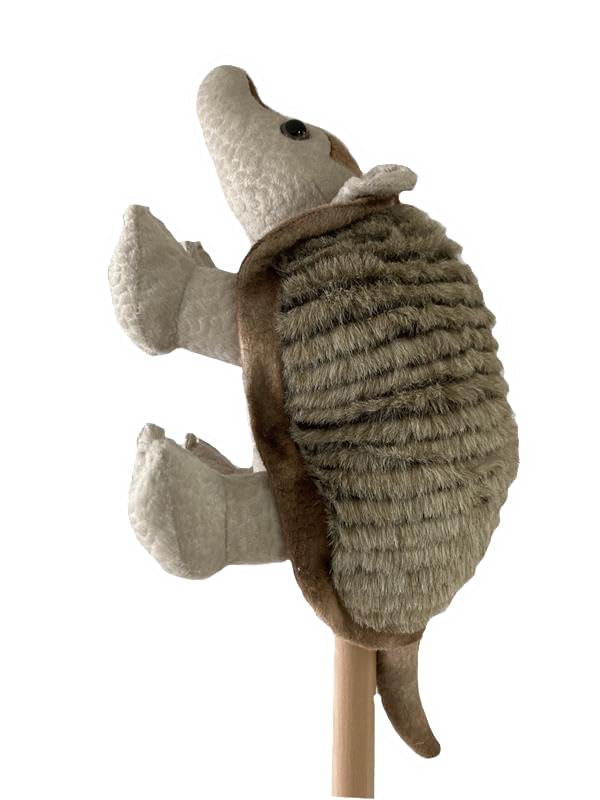 The Petting Zoo Armadillo Stuffed Animal Plushie, Gifts for Kids, Ride Along Hobby Animals, Armadillo Plush Toy, 36 inches