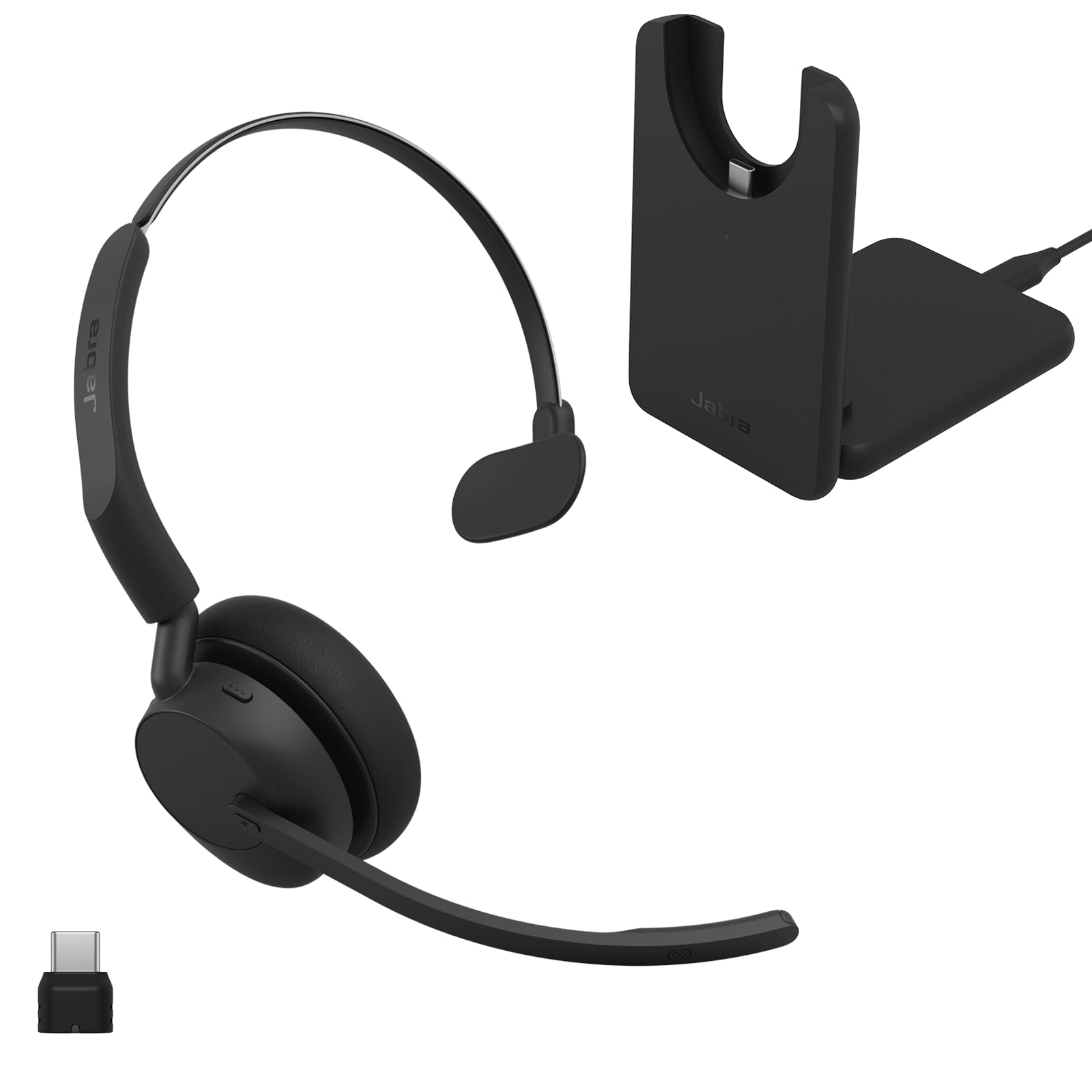 Jabra Evolve3 45 Mono USB-C UC + Socle