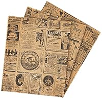 Fettabweisende Verpackung Für Hamburger Times 34 G/M2 28X34 Cm Natur Pergament Fettabweisend - 1000 Un.