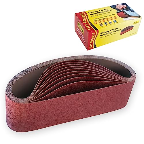 ALI INDUSTRIES 120 Grit Sanding Belt, 3 Inch X 21 Inch, Premium Ceramic Grain For Wood & Metal - View #5
