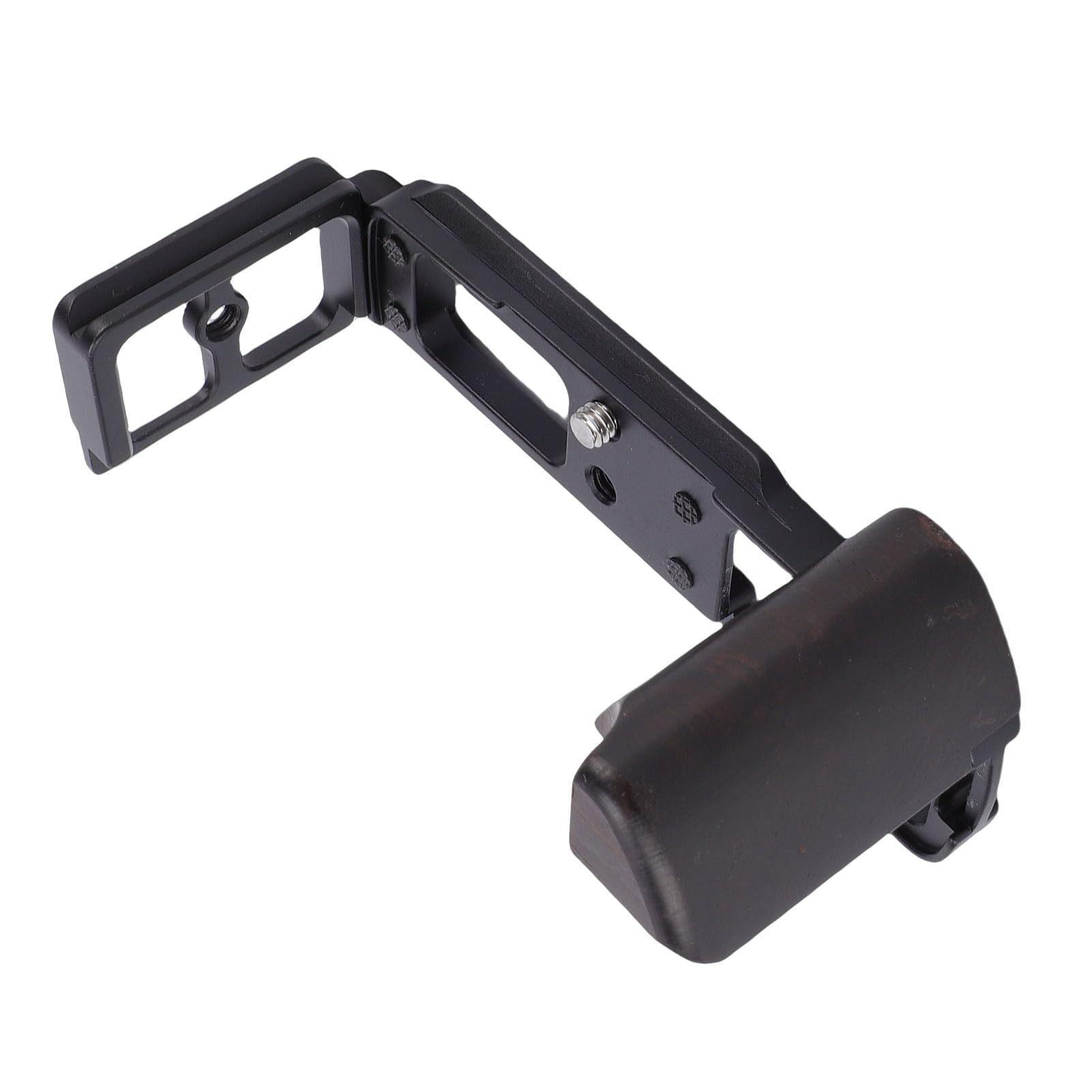 Supporto Impugnatura Fotocamera a L con Manico in Legno Vintage Base in