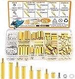 476Stk Abstandshalter Distanzhülsen M2.5 PCB Standoff Schraube Mutter Spacer Abstandsbolzen für Platine Raspberry Pi Mainboard PCB Board Prototype Lochrasterplatte