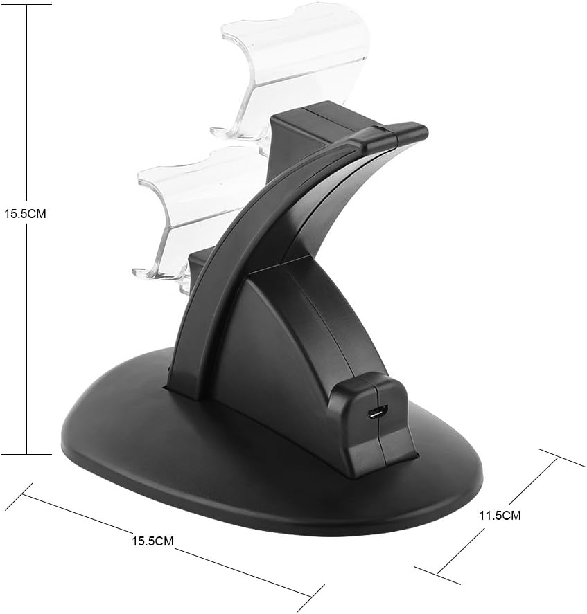 PS4 Controller Charger Docking Station Holder Dual USB Charging Charger for PS4 Slim Pro Controller