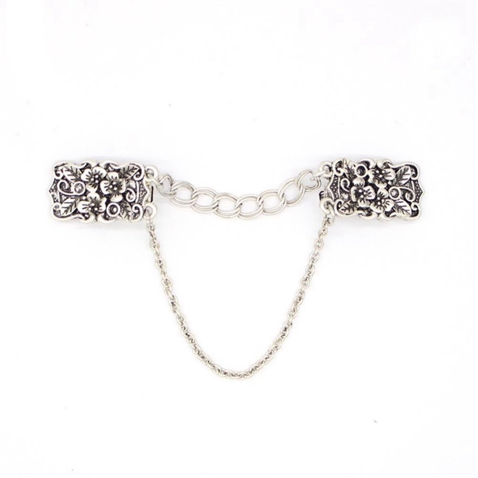 Post Box 2pcs Crystal Sweater Blouse Pin Cardigan Clip Shawl Brooch Duck Clasps(-14)