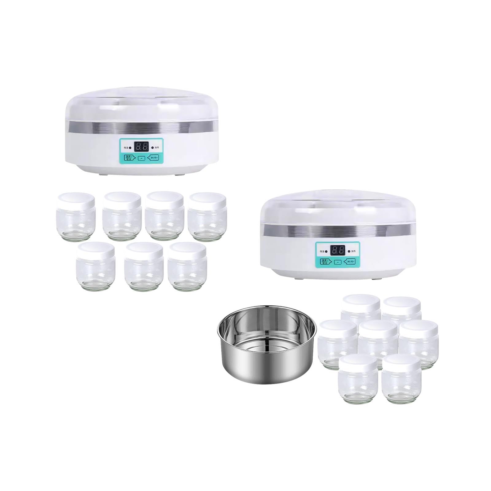 CALANDIS™ Yogurt Maker with 7 Glass Cups Automatic Yogurt Makers for Cafe Kitchen Home 7 Glass | Yogurt Makers | Small Kitchen Appliances | I2-image-47