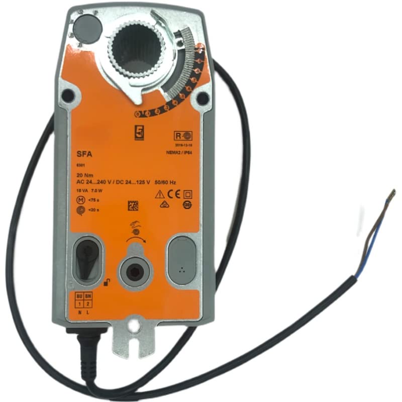 Switch SFA-S2/LF24-S/NFA-S2/EF230A-S2 Spring return air valve actuator belimo (LF230-S/300)