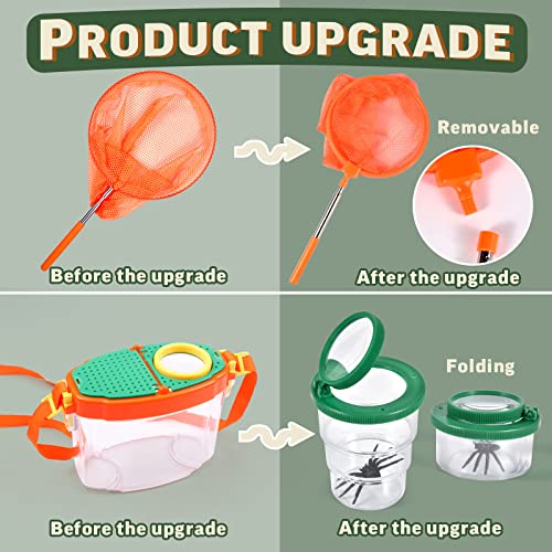 Latocos Kids Explorer Kit & Bug Catcher Kit For Kids Outdoor Exploration Set With Safari Vest And Hat Butterfly Net Flashlight Compass Camping Toys For Boys Girls 3 4 5 6 7 8+ Year Old #TOP2