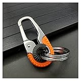 Tamaño: 2.2x6.2cm Bloqueo de la cadena de llaves de carabinas Hook, llavero de llavero de carabinas escalando senderismo al aire libre de seguridad de seguridad de la hebilla del llavero del llavero del llavero del lla