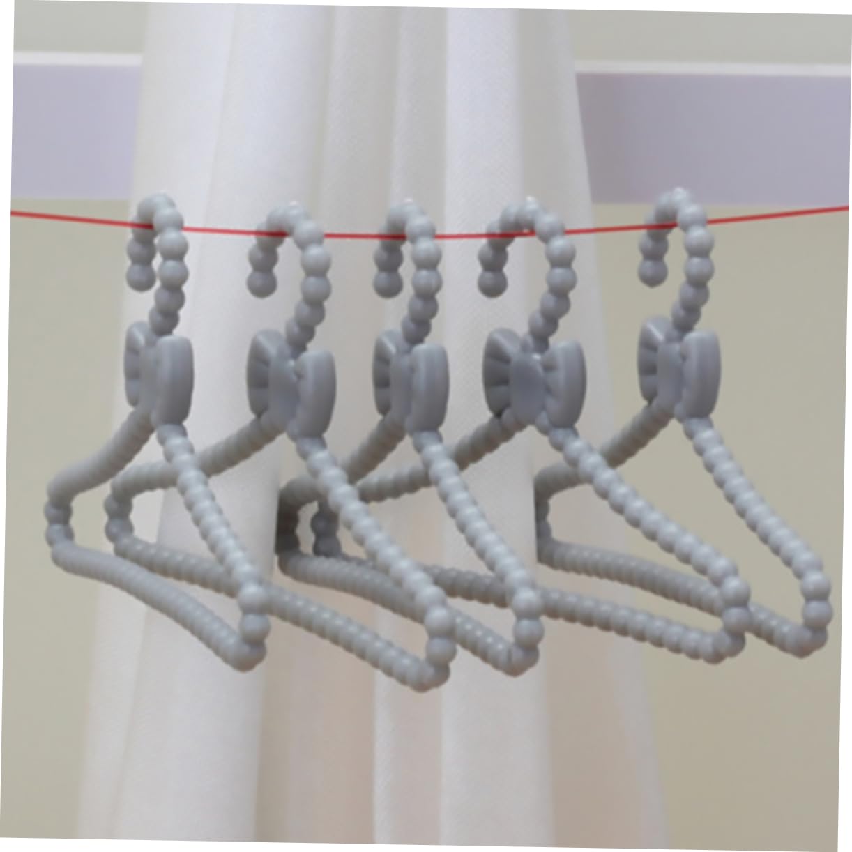 BCOATH Doll Coat Rack Plastic Doll Clothes Hanger Set Organize Mini Dolls Hanger