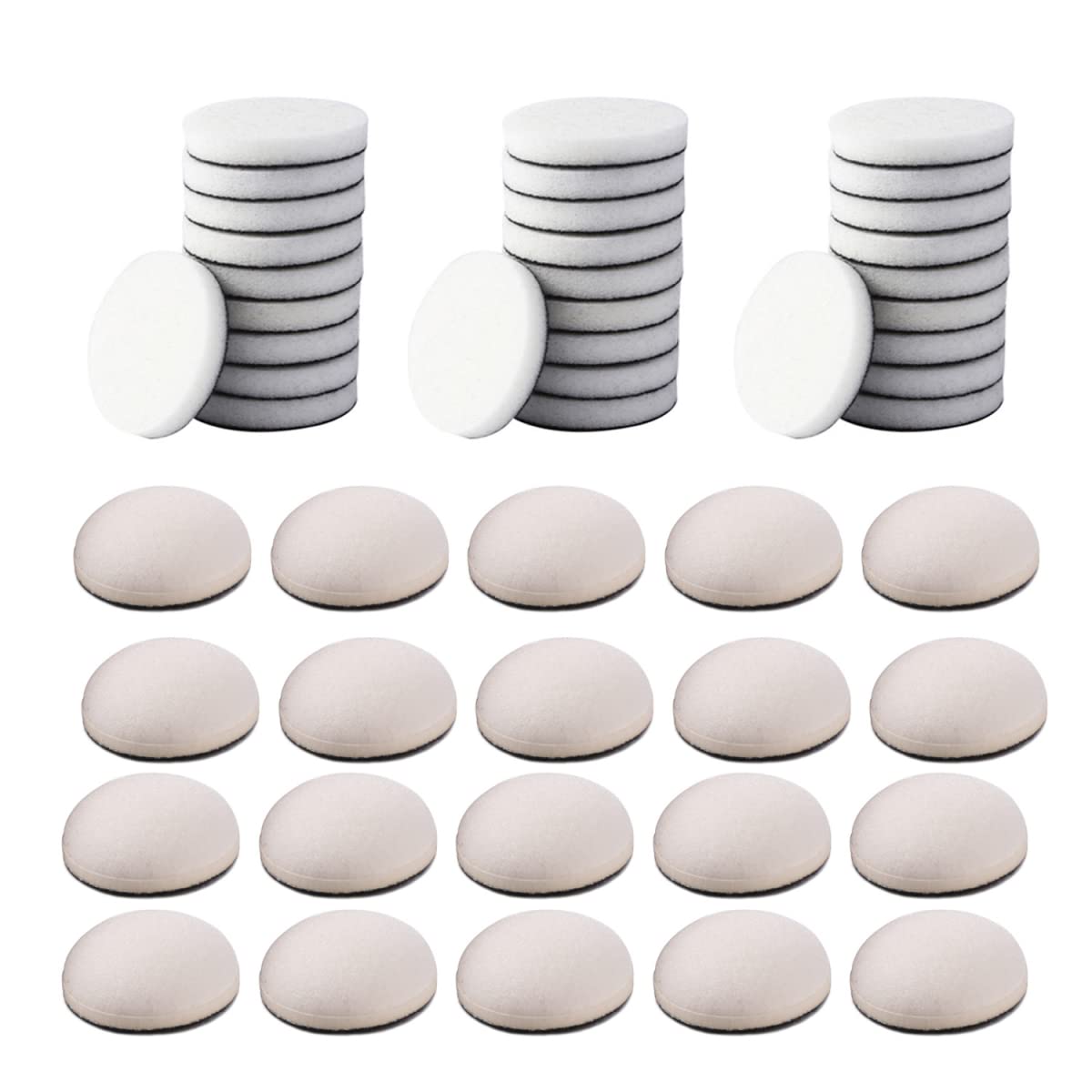 BAOFALI 50Pcs/Set Ink Blending Round Head Foams Replacement Refill Foam for Foams Scrapbooking Painting Drawing Art Blending Scrapbooking Painting