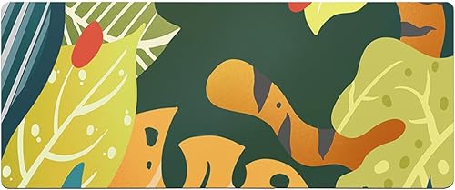 Miniatura 1 de Tapete de baño con hojas de otoño, antideslizante, de secado rápido y absorbente, de tierra de diatomeas, fregadero de cocina, tapete abstracto de