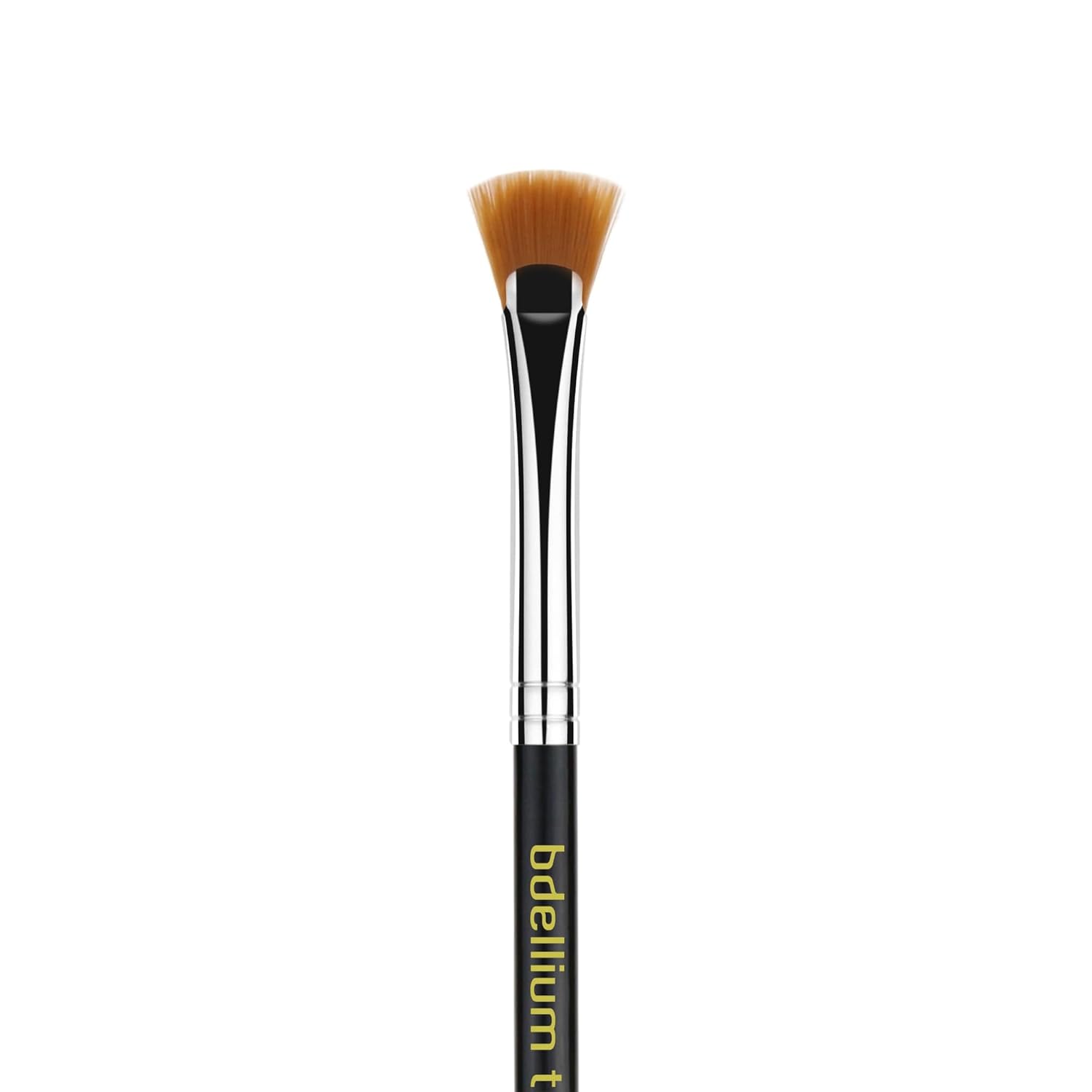 Bdellium Tools Professional Makeup Brush - Maestro Series 732 Mascara Fan - With Soft Synthetic Fibers, For Applying Mascara (Black, 1pc) - Image 2