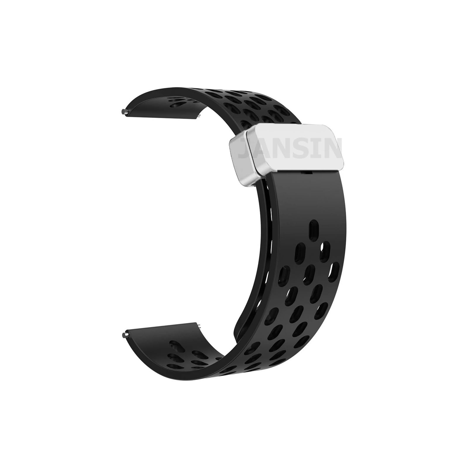 Correa magnética de silicona de 22 mm, 20 mm y 18 mm para GT5 GT5 Pro GT4 GT3 46 mm, correa deportiva transpirable para reloj GT5 GT4 41 mm