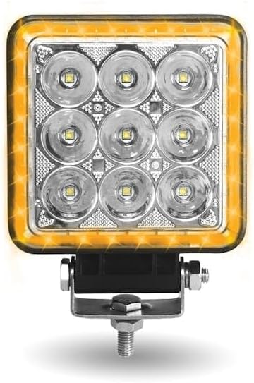 Generic 4.25" Square Strobe Series Universal LED Spot Beam Work Light