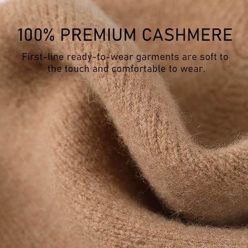 100% Cashmere Sweaters for Women, 2026 New Crew Neck Long Sleeve Pullover Sweater Soft Lightweight2