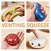 BCBU Glitter Dumpling Squishy,Dumpling Squishies,Glitter Dumpling Mystery Box,Colorful Dumpling Stress Balls Fidget,Jumbo Squishy Toy with Steamer Box,Soft Squeeze Decompression Dough (Glitter White)