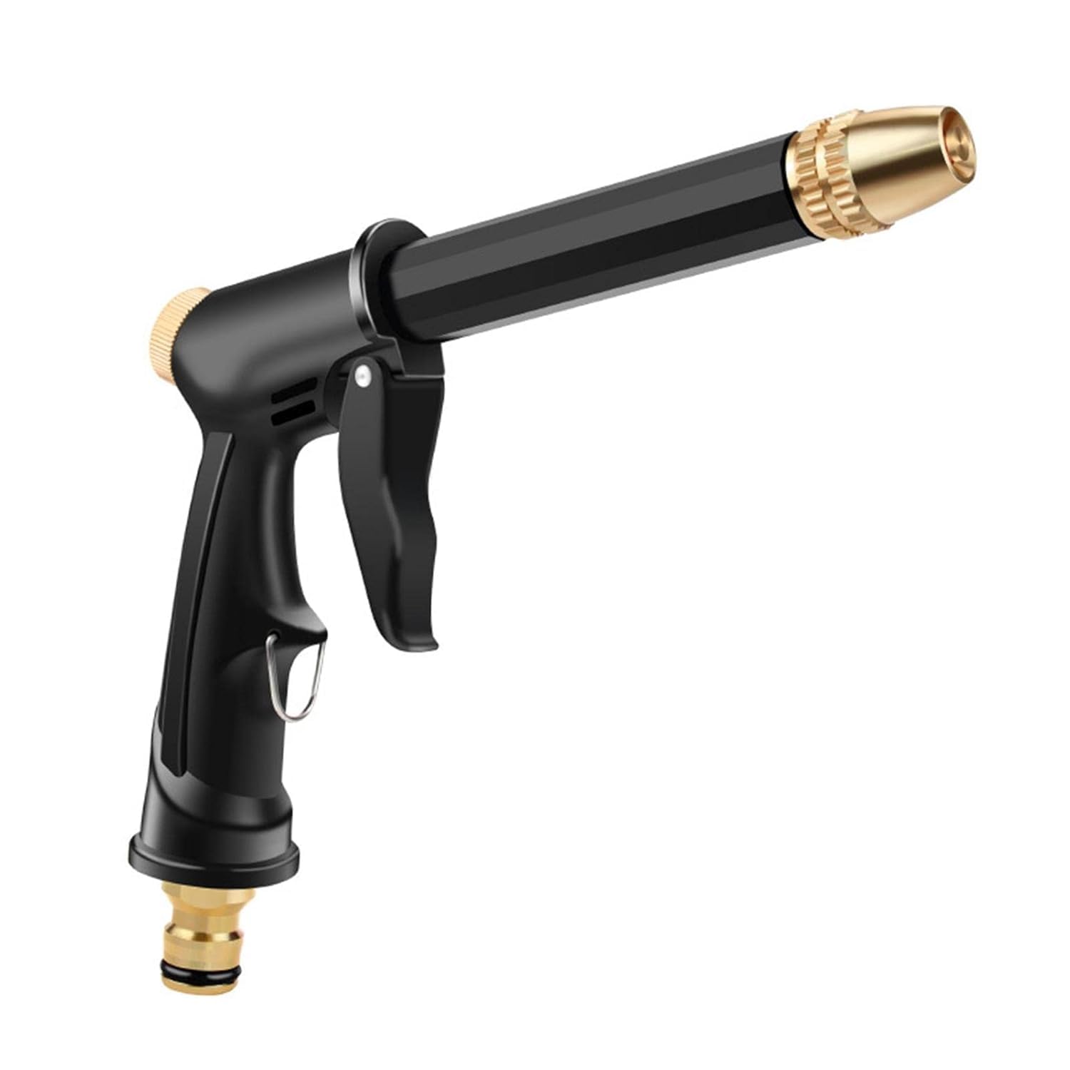 OVIARA Mini High Pressures Water Spray Trigger Brass Nozzle Water Gun Garden Washing Tools Accessories 360° Water Jet Gun Sprayer for Watering Plants, Cleaning Car Wash(Mini car_washer)