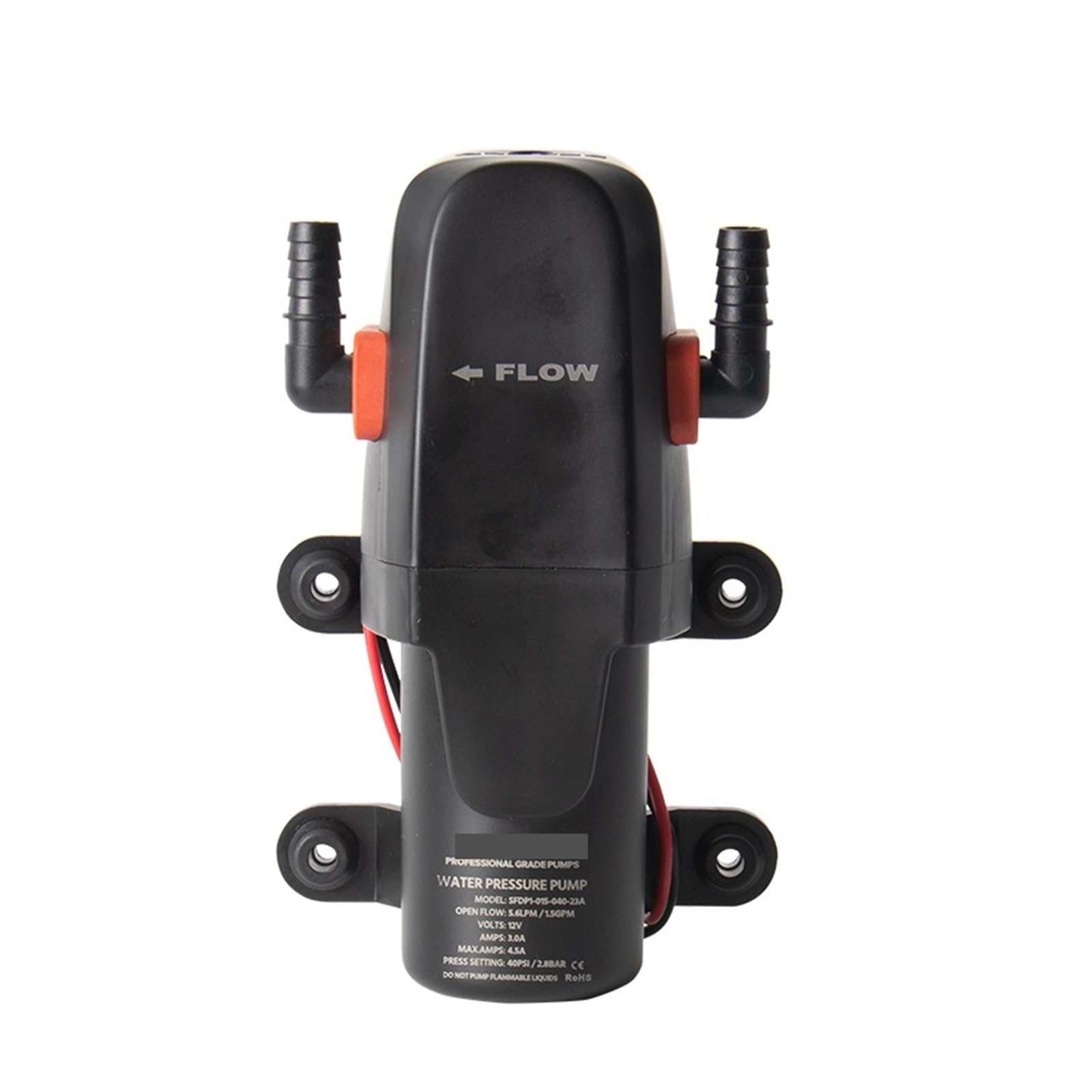 40PSI 12V Marine Water Pump Diaphragm Self Priming Pump Boat Accessories Showers Toilets Water Transfer Motor for RV Caravan