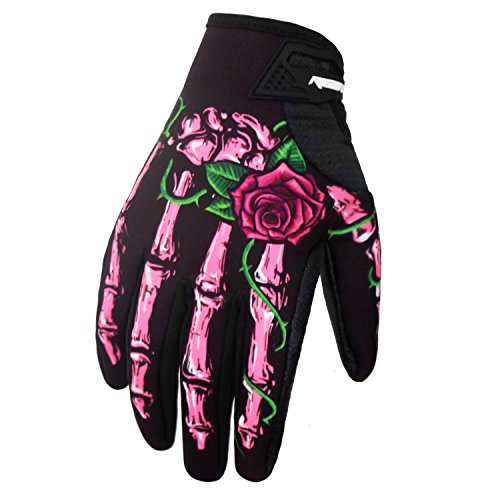 image for RIGWARL Winter Gloves Skeleton Zombie Bones Design Windproof Waterproo