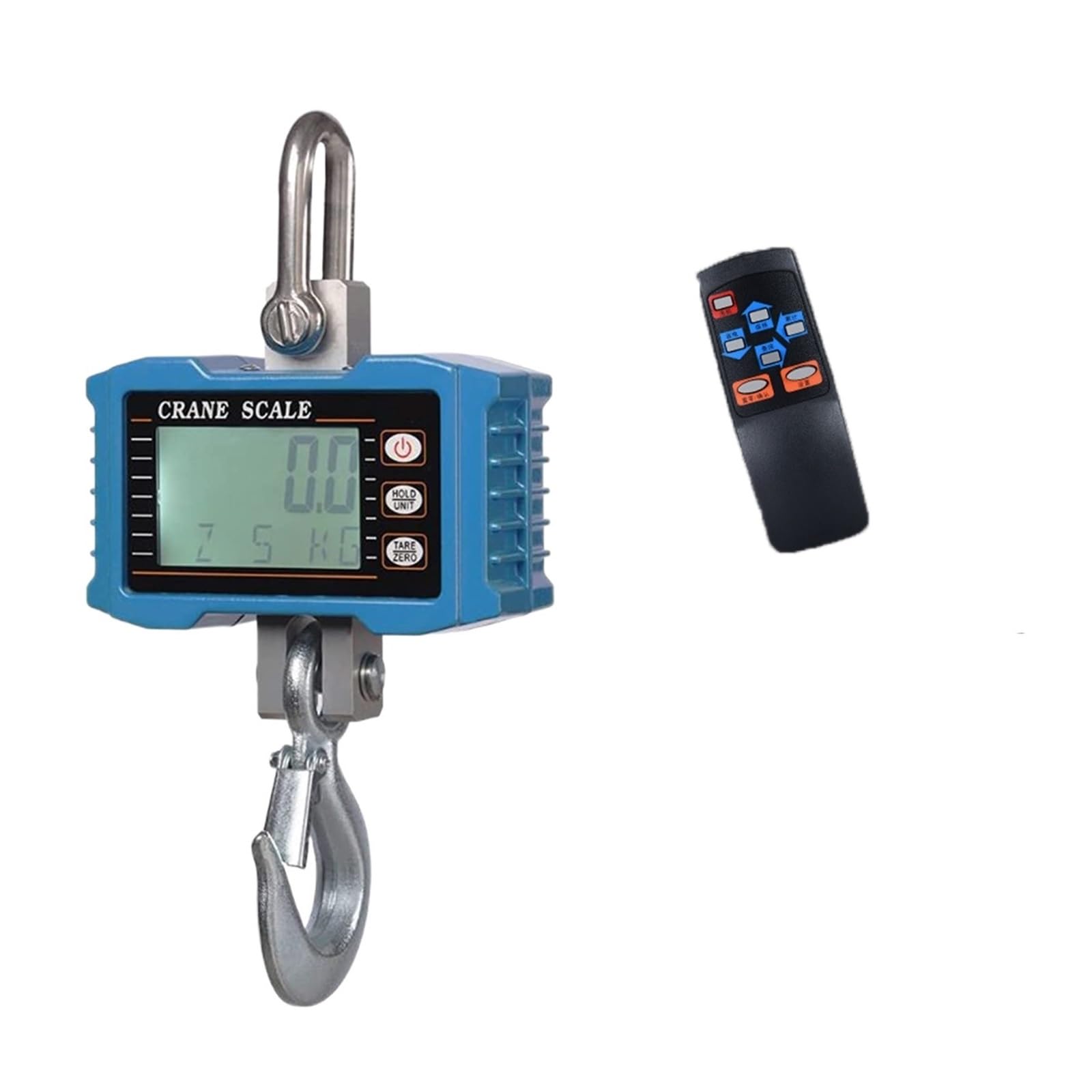 Balance à grue 1000kg robuste en boîtier bleu pour pesage lourd de haute précision