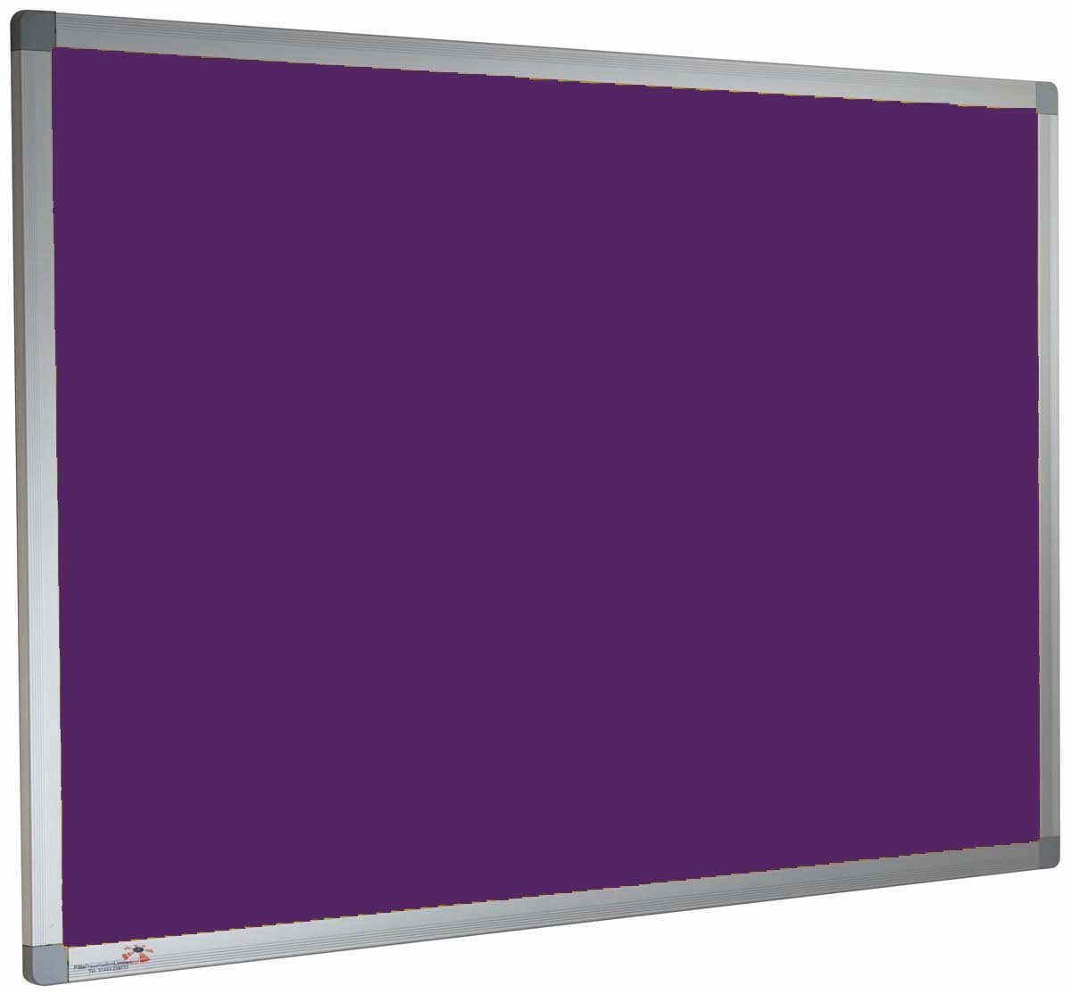 Charles Twite Noticeboard Class 1 Aluminium Framed 2400mm x 1200mm, Amethyst โ image 1