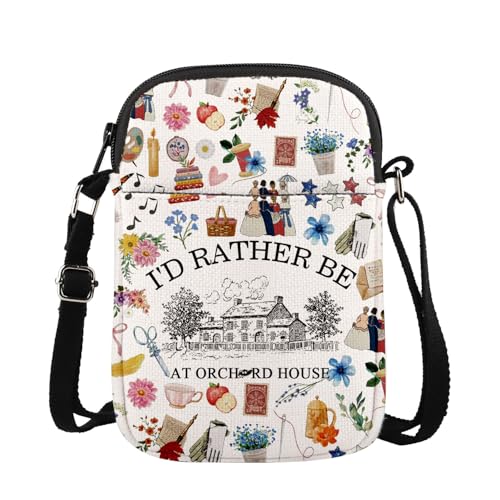 MAOFAED Literature Book Inspired Gift, Crossbody Bag for Bookworm, Bookish Merchandise