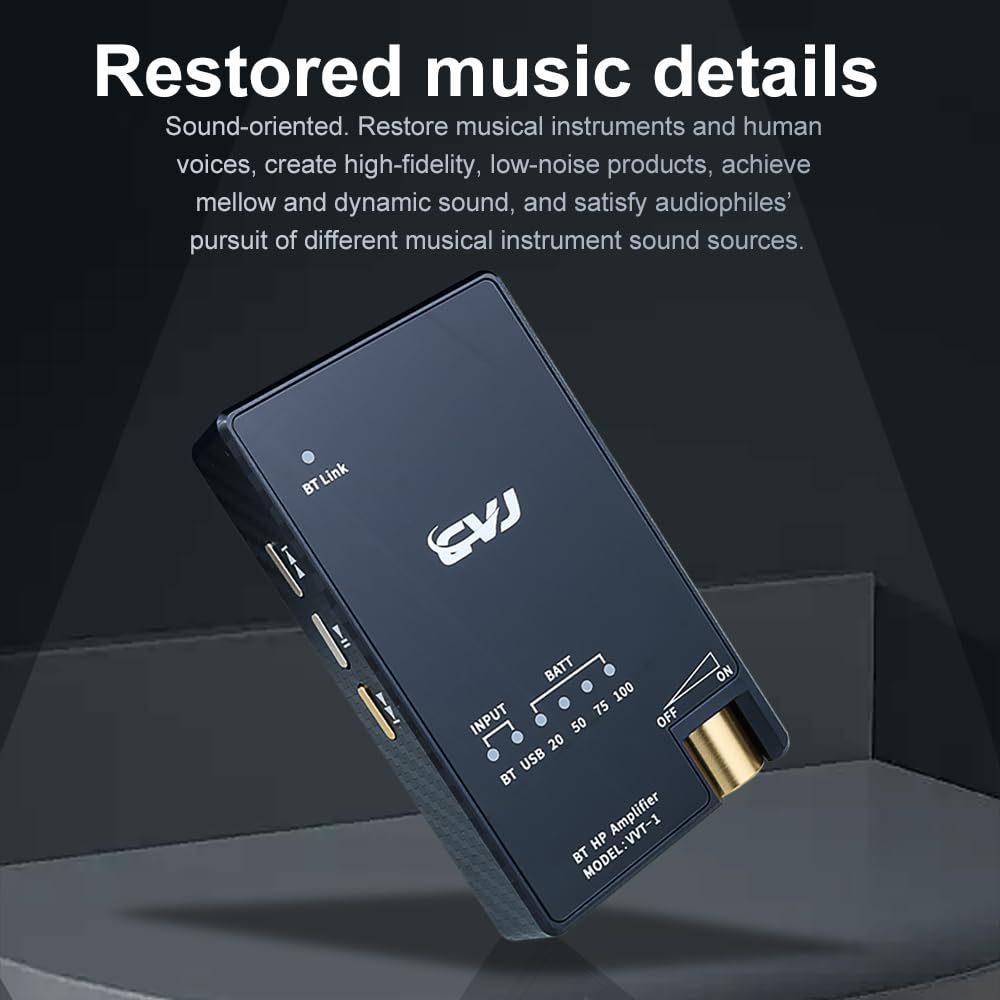 Amazon.co.jp: HiFiGo CVJ VVT-1 ポータブル ヘッドフォン アンプ 