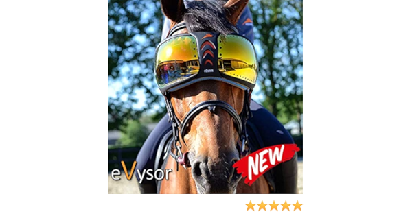 品質保証 eQuick Horse ゴーグル eVysor 馬用 サングラス ストラップ