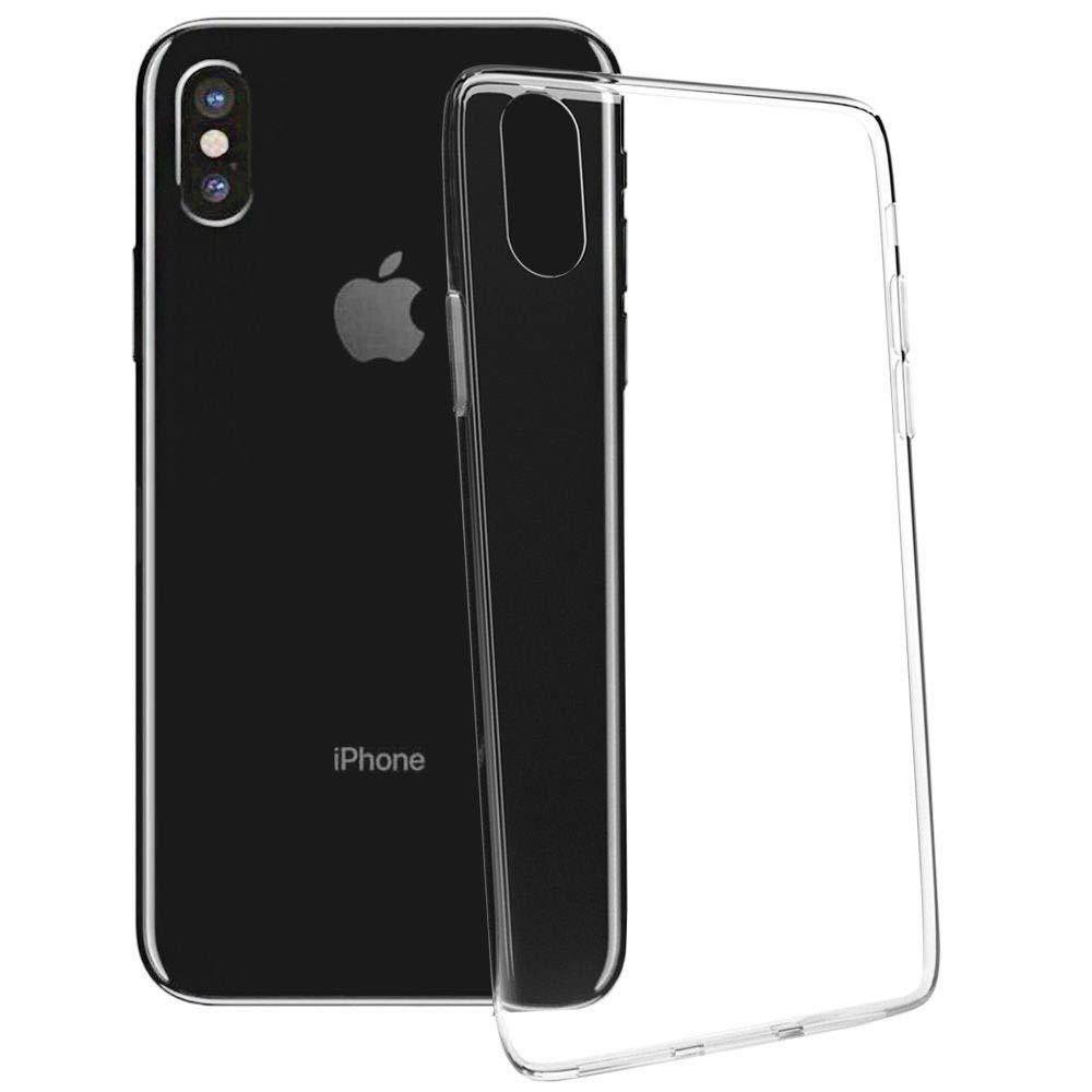 EbestStar Cover Per IPhone X / XS – Custodia In Silicone Con Fibra Di Carbonio + Vetro Temperato – Blu Scuro