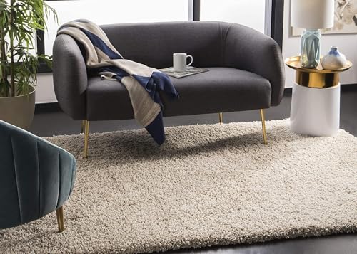 Image of Solid Fluffy Rugs and Carpet for Hall and Drawing Room 5x7 Feet M-2