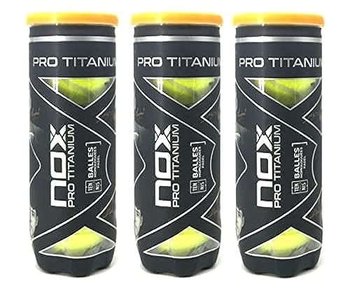 AND TREND Pelotas Pádel NOX Pro Titanium 9 Balls 3x3