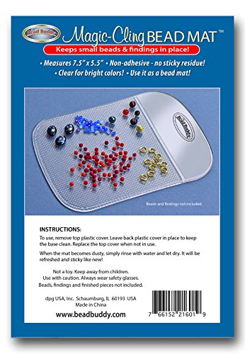 Bead Buddy Magic Cling Bead Mat-Beading Board For Jewelry Making-Design Board For Beading And Jewelry Making #TOP1