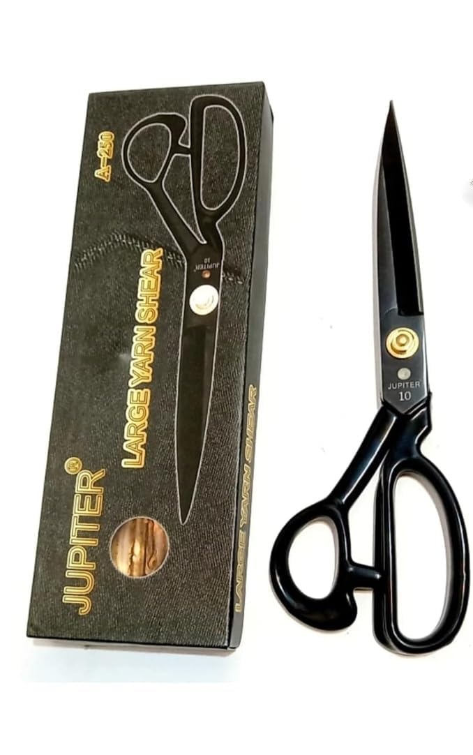 Bizzico Eagean Professional Tailoring Scissors Used For Tailoring Sewing Clothes Cutting Paper Cutting For Home And Office Use Size (10" Inch Scissor) - Gold